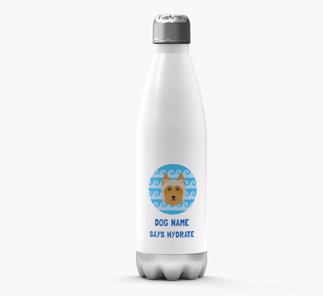 'Says Hydrate' - Personalized {breedFullName} Water Bottle